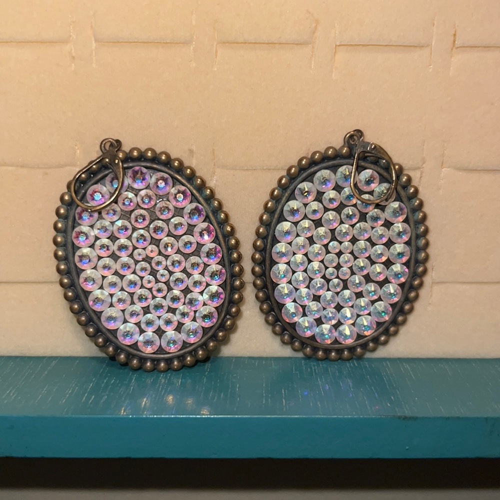 Pink panache earrings